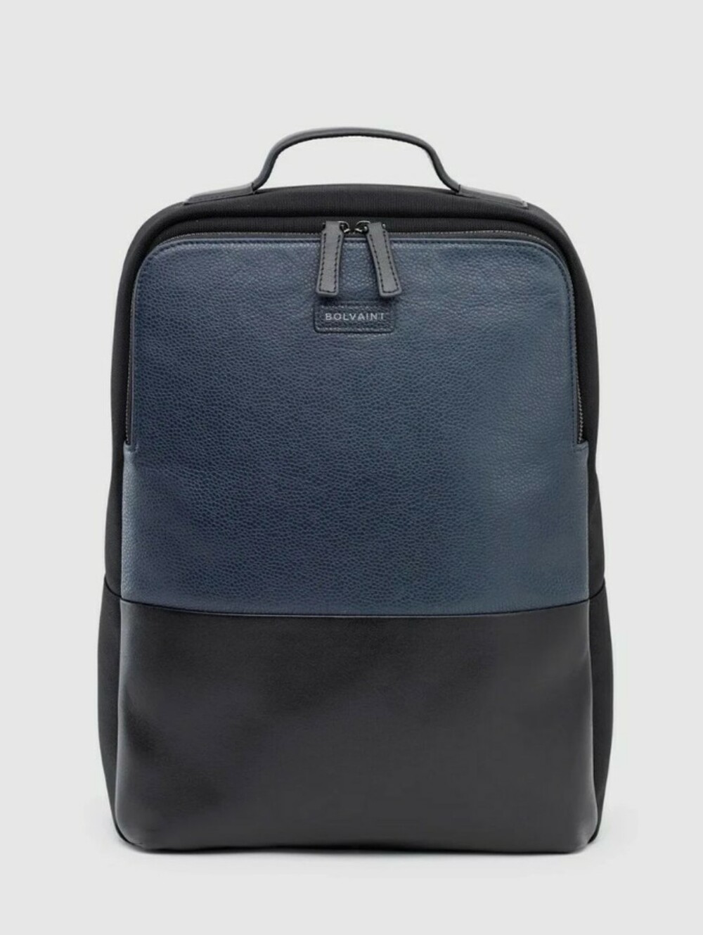 Bolvaint Paris The Giles Luxury Leather Laptop Backpack Bag Blue Black